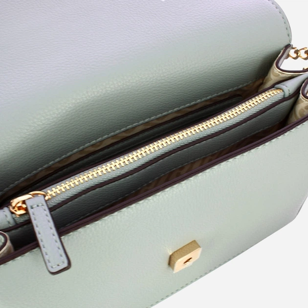 Сумка крос-боді через плече жіноча зі штучної шкіри маленька Liu Jo AA6210E1012-53920 М'ятна (800070353883) - зображення 4