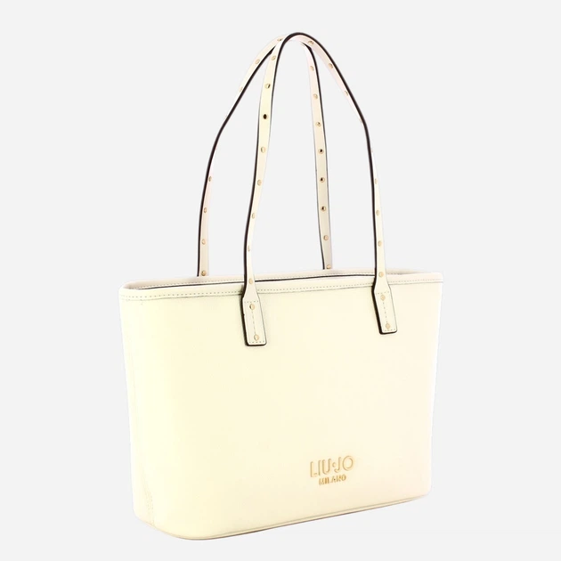 Сумка шопер жіноча зі штучної шкіри Liu Jo AA6071E1012-X0459 Молочна (800070353732) - зображення 3