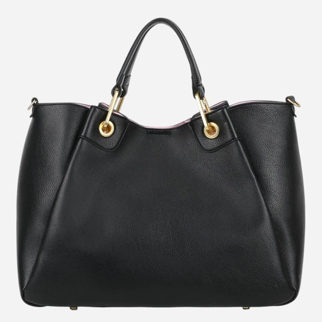 Torebka shopper damska duża Braccialini B18812-YY-100 Czarna - obraz 3