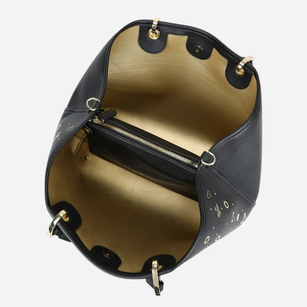 Torebka shopper damska duża Braccialini B18880-YY-100 Czarna - obraz 5