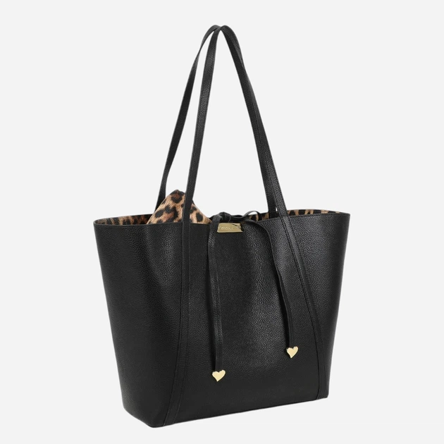 Torebka shopper damska skórzana Braccialini B19035-PP-100 Czarna - obraz 4