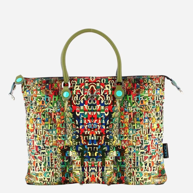 Torebka shopper damska duża Gabs G000030T2X1719-S0609 Zielona - obraz 4