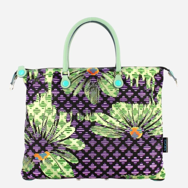 Torebka shopper damska duża Gabs G000030T2X1719-S0611 Zielona - obraz 4