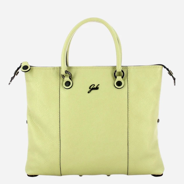 Сумка шопер жіноча з натуральної шкіри Gabs G000033T2X2428-C2517 Світло-зелена (800070354940) - зображення 4