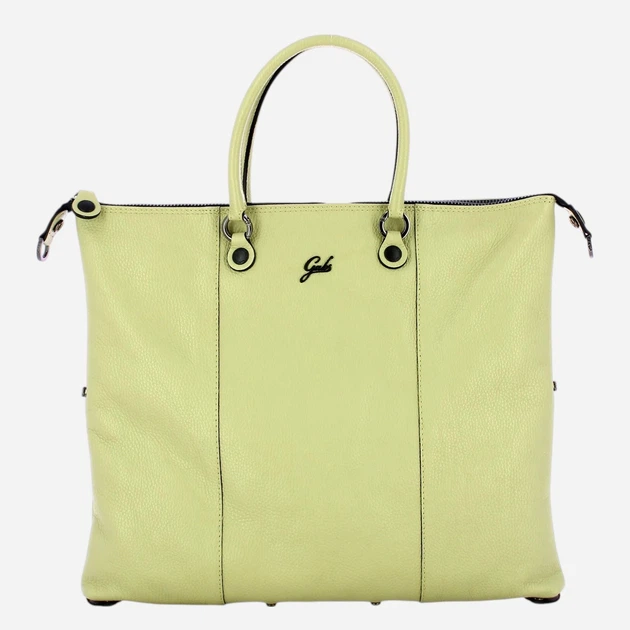Torebka shopper damska skórzana Gabs G000033T3X2428-C2517 Jasnozielona - obraz 4