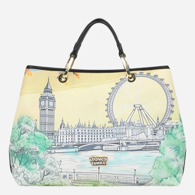 Torebka shopper damska duża Braccialini LT252-YY-818 Wielokolorowa - obraz 3