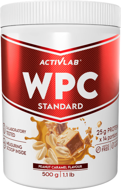 Białko ActivLab WPC Standard 500 g Orzeszki ziemne i karmel (5903260909722) - obraz 1