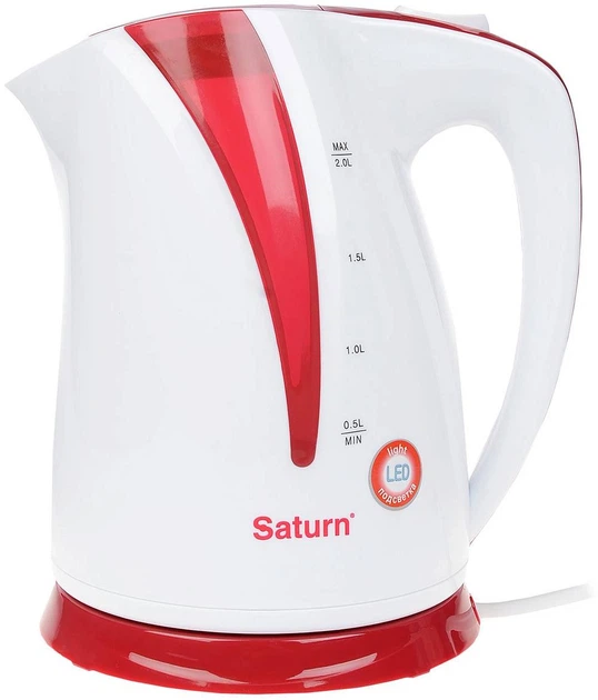 Электрический чайник Saturn ST-EK8417WR 2л - Фото 1 Электрический чайник Saturn ST-EK8417WR 2л - изображение 1