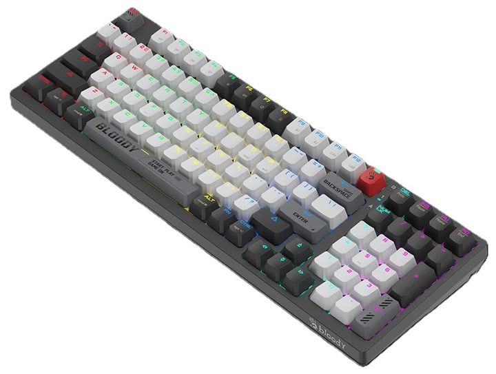 Клавіатура бездротова A4tech Bloody WS98 Black/Grey (A4TKLA47735) - зображення 3