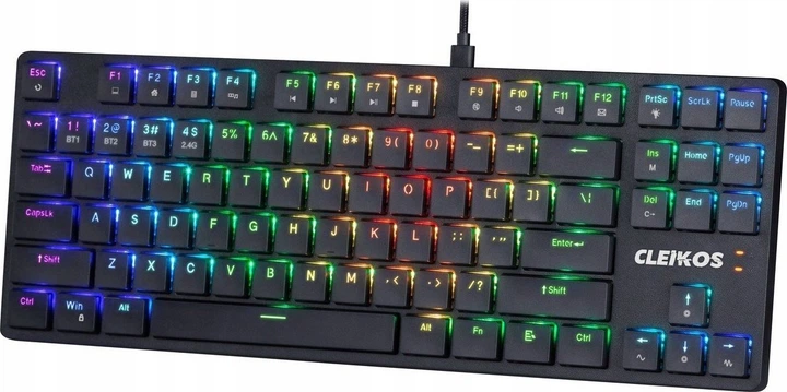 Klawiatura bezprzewodowa Defender Cleikos GK-135 Outemu Brown Black (4745090827545) - obraz 3