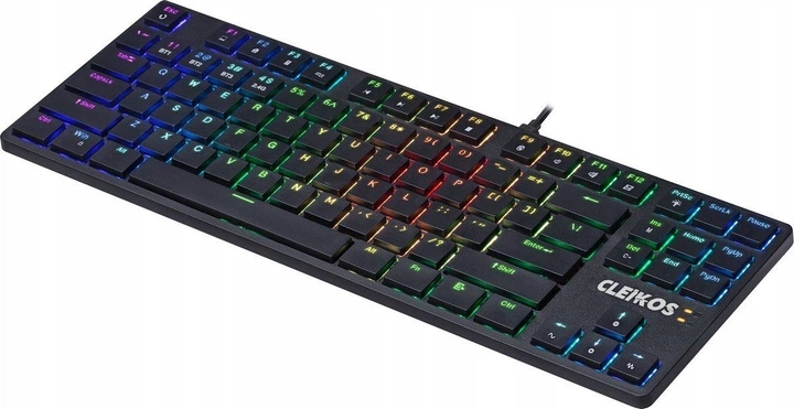 Klawiatura bezprzewodowa Defender Cleikos GK-135 Outemu Brown Black (4745090827545) - obraz 7