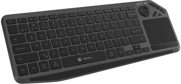 Klawiatura bezprzewodowa Natec Turbot 2 Wireless/Bluetooth Black (NKL-2317) - obraz 2