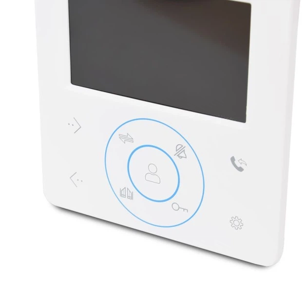 Комплект відеодомофона BCOM BD-480 White Kit: відеодомофон 4" і відеопанель - Фото 3 Комплект відеодомофона BCOM BD-480 White Kit: відеодомофон 4" і відеопанель - изображение 3