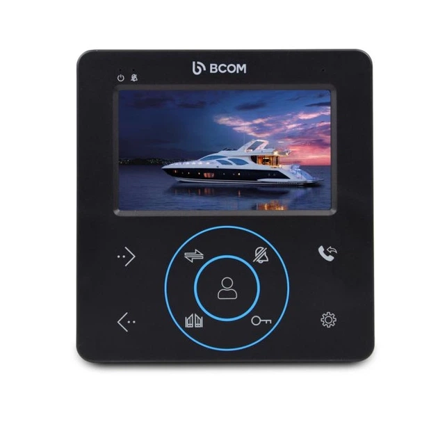 Комплект відеодомофона BCOM BD-480 Black Kit: відеодомофон 4" і відеопанель - Фото 2 Комплект відеодомофона BCOM BD-480 Black Kit: відеодомофон 4" і відеопанель - изображение 2