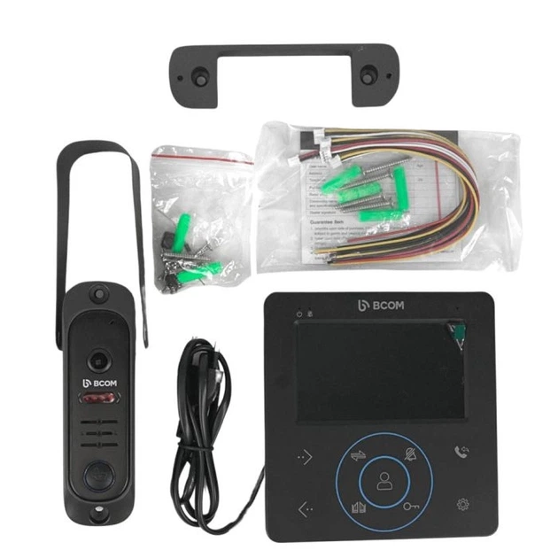 Комплект відеодомофона BCOM BD-480 Black Kit: відеодомофон 4" і відеопанель - Фото 6 Комплект відеодомофона BCOM BD-480 Black Kit: відеодомофон 4" і відеопанель - изображение 6
