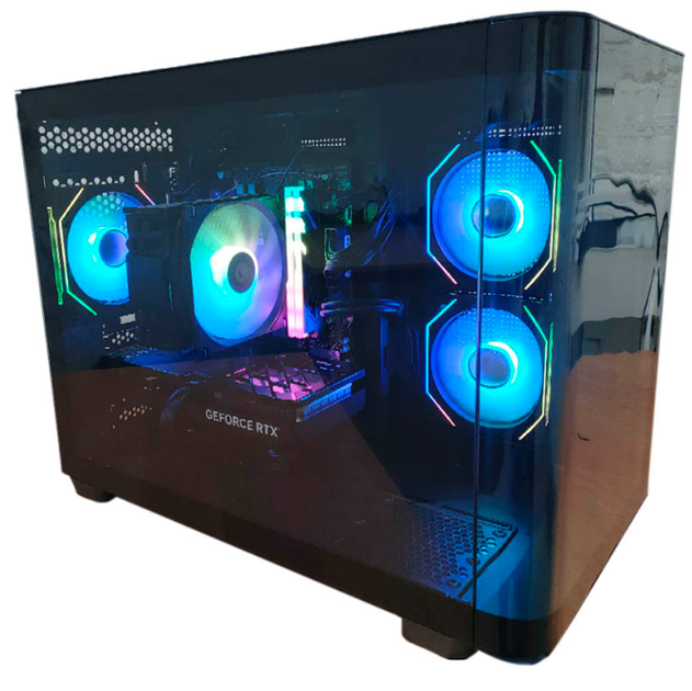 Ігровий ПК STALKER (P300C-G-BK-v1 Black) Башта / Intel Core i5-12400F (6 (12) ядер по 2,5 - 4,4 ГГц) / 16 ГБ DDR4 / 256 ГБ SSD + 1000 ГБ HDD / nVidia GeForce RTX 5050, 8 ГБ GDDR7, 128-біт б/в - зображення 2