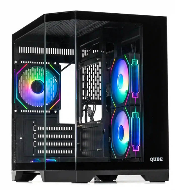 Ігровий ПК STALKER CRYSTAL (GBNU3 Black) Башта / AMD Ryzen 5 5500 (6 (12) ядер по 3,6 - 4,2 ГГц) / 16 ГБ DDR4 / 256 ГБ SSD + 1000 ГБ HDD / nVidia GeForce RTX 5050, 8 ГБ GDDR7, 128-біт б/в - зображення 2