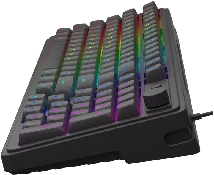 Клавіатура дротова Savio GALAXIS USB Black - зображення 7