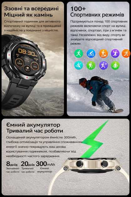 Смарт часы мужские Lemfo G3 Black (звонки, пульсоксиметр, тонометр) - изображение 11