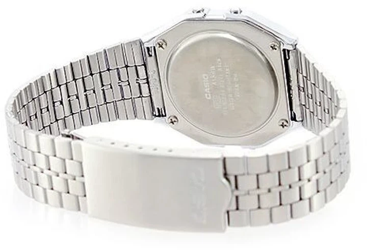 Casio A159W-N1 электронные часы Casio Collection Retro стальной браслет - изображение 3