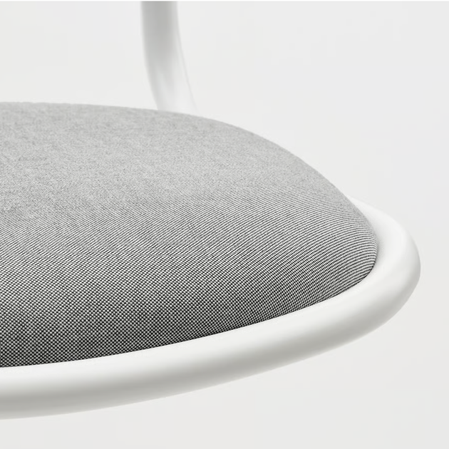 Дитячий офісний стілець на колесиках обертовий сірий Ikea ÖRFJÄLL 105.018.84 - зображення 3
