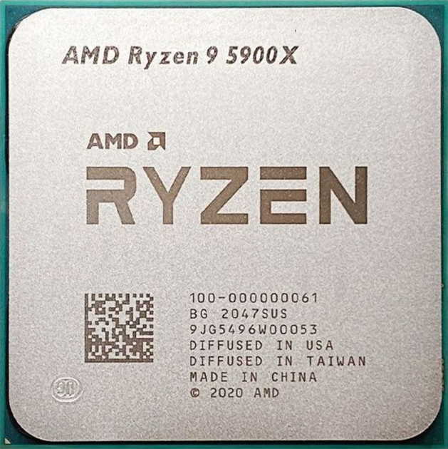Процессор AMD Ryzen 9 5900X - Б/У - Фото 1 Процессор AMD Ryzen 9 5900X - Б/У - изображение 1