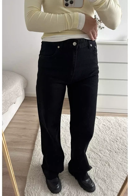 ДЖИНСИ WIDE LEG ЧОРНИЙ WL 575 250510320446 46 Чорний - изображение 2