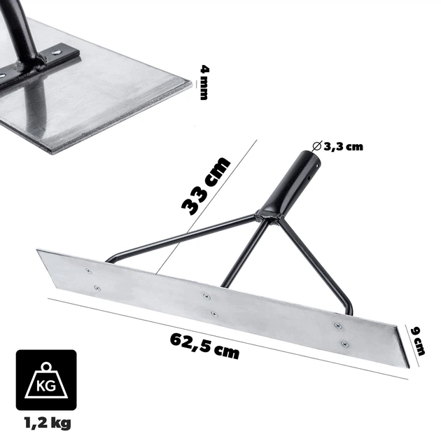 Listwa zgarniająca Kadax Berga do betonu aluminiowa bez trzonka (5906638300855) - obraz 5