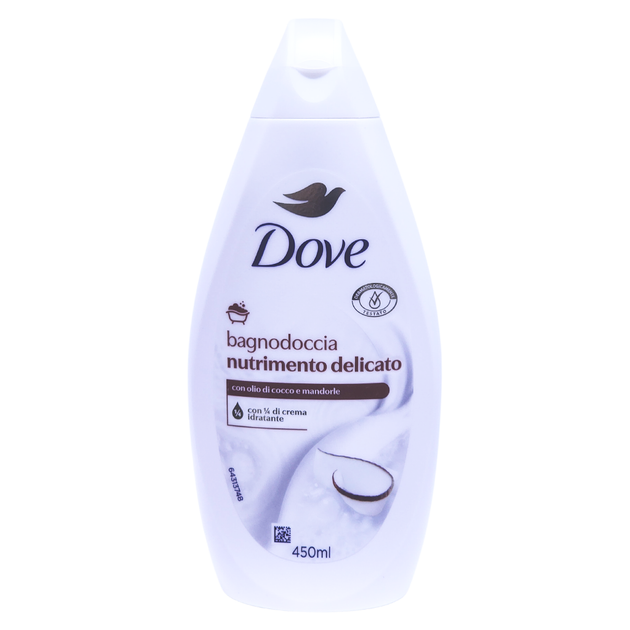 Гель-крем для ванни та душу делікатне живлення DOVE bs nutrimento del. 450 мл. - Фото 1 Гель-крем для ванни та душу делікатне живлення DOVE bs nutrimento del. 450 мл. - зображення 1