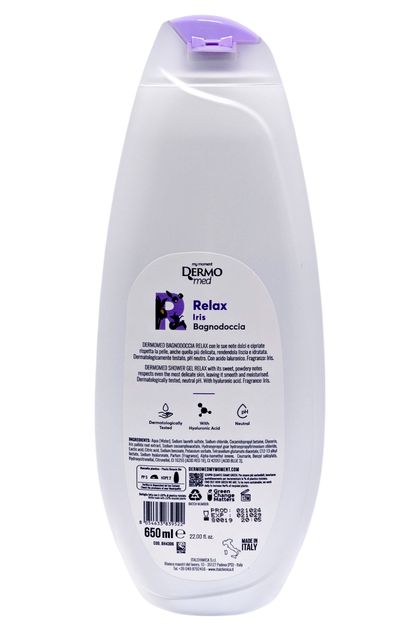 Гель для ванни та душу DERMOMED bagno iris idratante 650 мл. - зображення 2