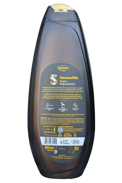 Гель для ванни та душу DERMOMED bagno olio di argan 650 мл. - зображення 2