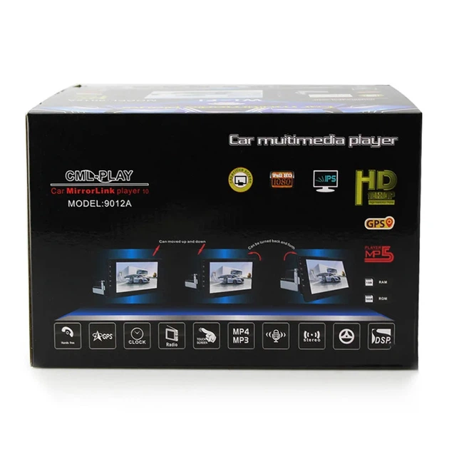 Автомагнитола 1Din Android 9012A с 8 дюймовым HD экраном 1GB RAM 16GB встроенной памяти Bluetooth GPS Wi-Fi - изображение 2