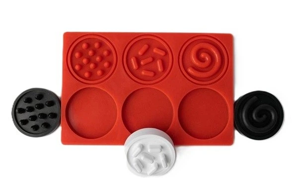 Сенсорні пазли Hencz Toys Mom's Care контрастні коліщатка 7 елементів 843 68437 (5907784468437) - зображення 2