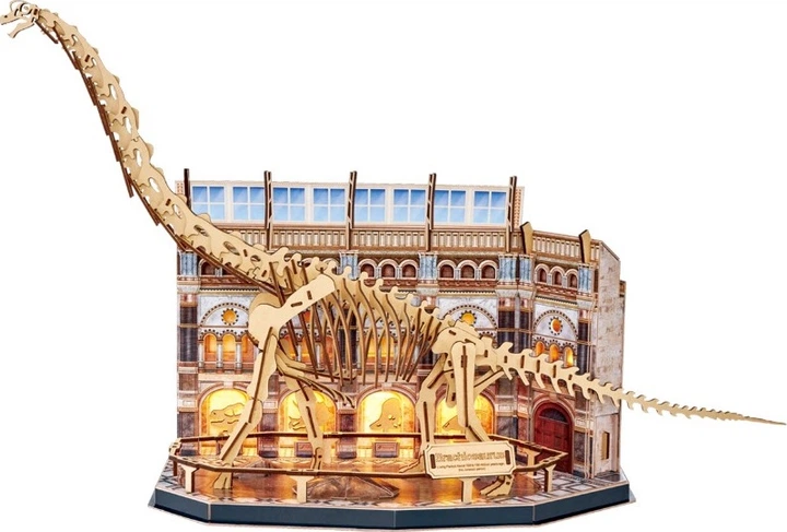 Пазл 3D Cubic Fun Natural Museum Брахіозавр 217 елементів 05447 (6944588205447) - зображення 2