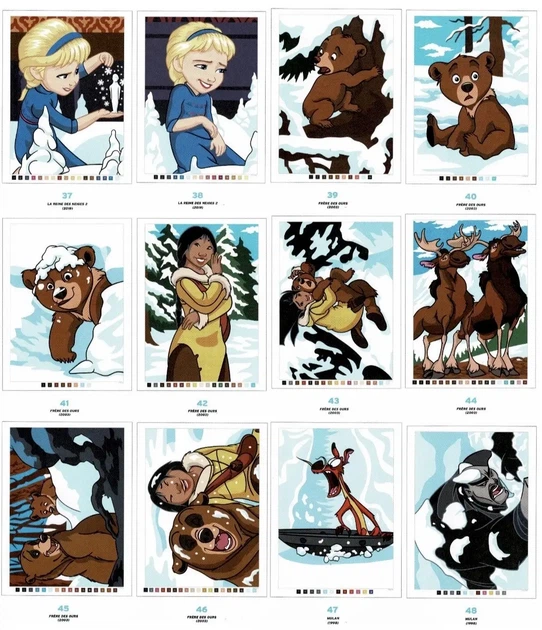 Раскраска Disney по номерам 100 лист Зима - изображение 3