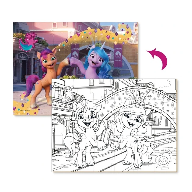 Дитячі Пазли 2в1 My Little Pony "Подружки та веселка" DoDo 200134 30 елементів - изображение 3