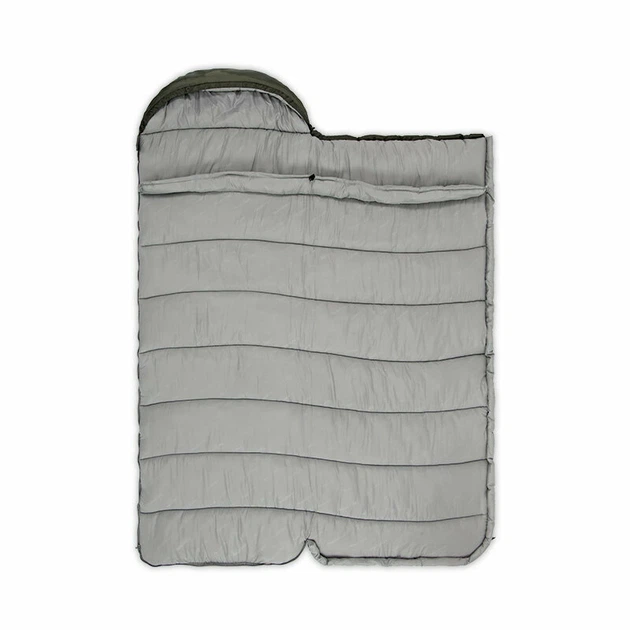 Спальник з капюшоном Naturehike U350 NH20MSD07, (1°C), правий, зелений - изображение 2