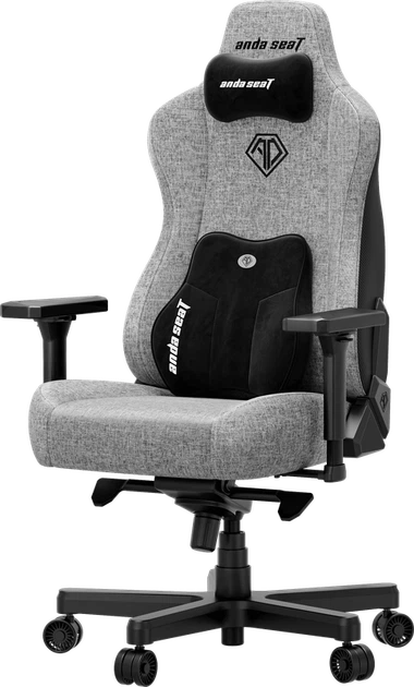 Крісло ігрове Anda Seat Kaiser 3E Grey Fabric Size XL - зображення 3
