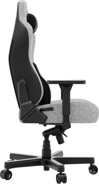 Крісло ігрове Anda Seat Kaiser 3E Grey Fabric Size XL - зображення 5