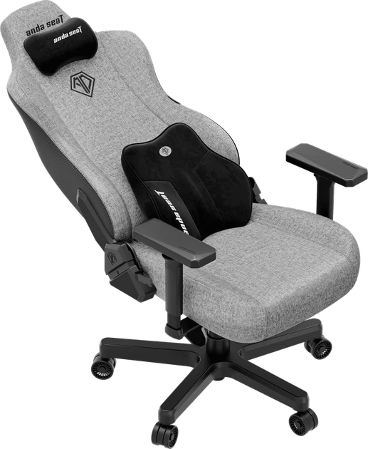 Крісло ігрове Anda Seat Kaiser 3E Grey Fabric Size XL - зображення 7