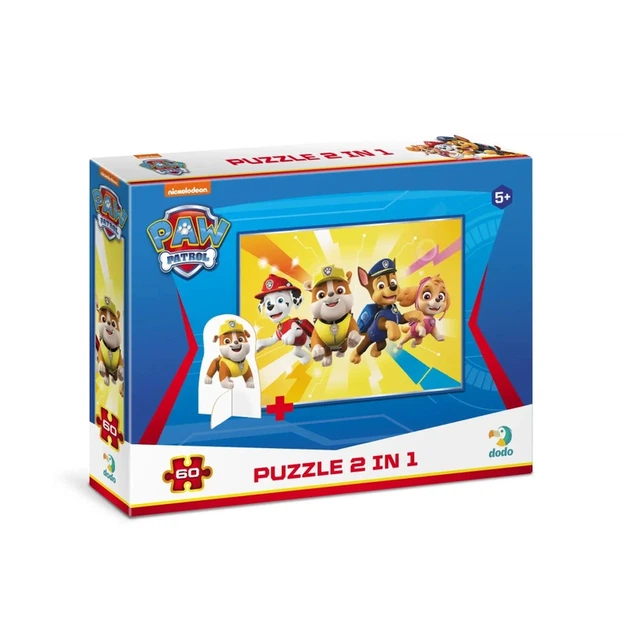 Дитячі Пазли Paw Patrol "Відчайдушна четвірка" DoDo 200164 60 елементів, з фігуркою - Фото 1 Дитячі Пазли Paw Patrol "Відчайдушна четвірка" DoDo 200164 60 елементів, з фігуркою - зображення 1