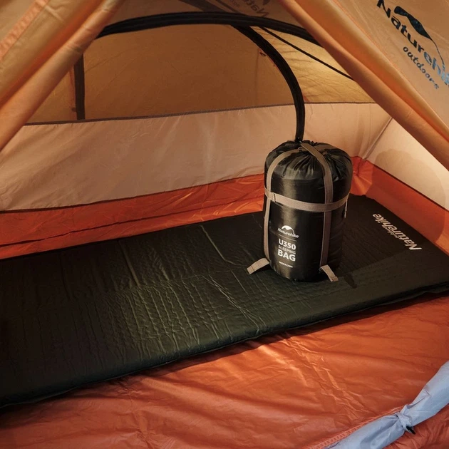 Спальник з капюшоном Naturehike U350 NH20MSD07, (1°C), правий, коричневий - зображення 8