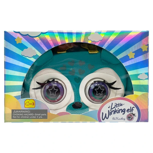 Інтерактивна сумочка Little Winking Elf "Оленя" BL-316-6 відтворює більше 25 звуків - изображение 2