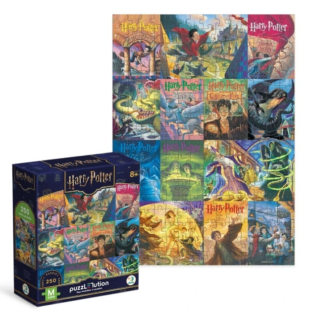 Пазл класичний "Harry Potter Книжкові обкладинки" 200657, 250 елементів - Фото 3 Пазл класичний "Harry Potter Книжкові обкладинки" 200657, 250 елементів - изображение 3