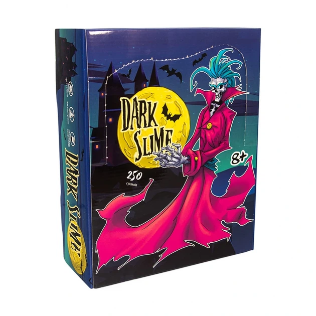 Слайм "Dark slime - з кульками" 71831 (укр.) - 0,250 кг - Фото 2 Слайм "Dark slime - з кульками" 71831 (укр.) - 0,250 кг - изображение 2