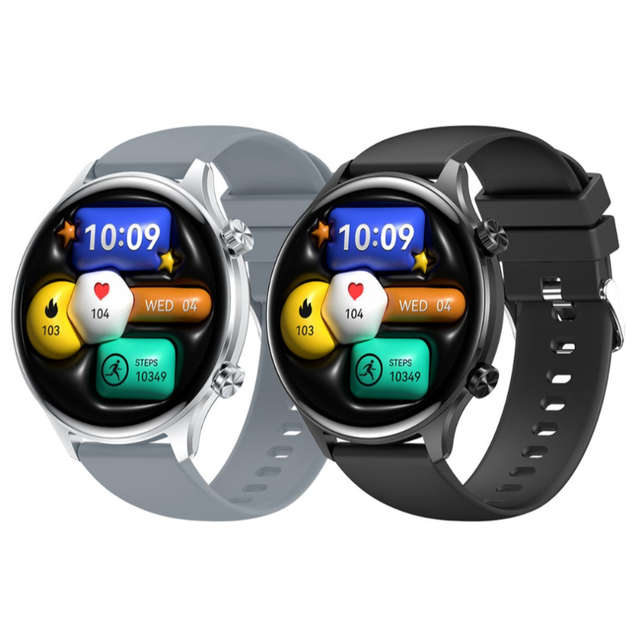 Smart Watch XO J14 Round AMOLED 1.75 inch black - зображення 3