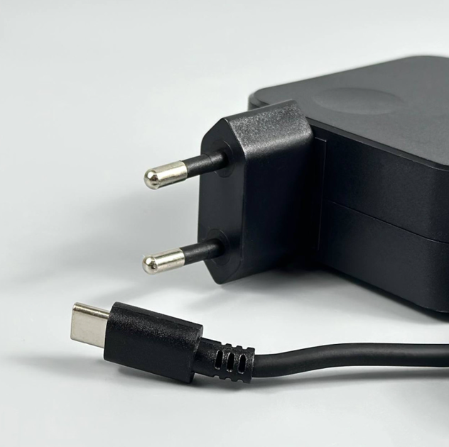Мережевий зарядний пристрій для (ноутбука, планшета) 45W, 20V, 2.25A з вбудованим кабелем Type-C - Фото 2 Мережевий зарядний пристрій для (ноутбука, планшета) 45W, 20V, 2.25A з вбудованим кабелем Type-C - зображення 2