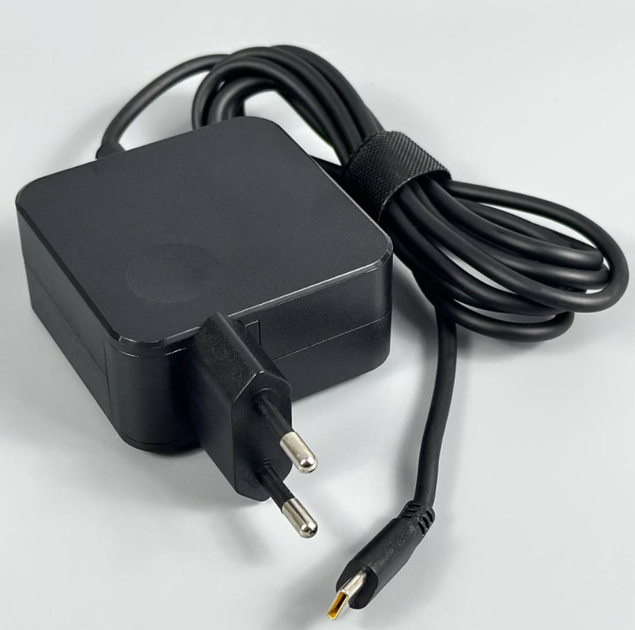 Мережевий зарядний пристрій для (ноутбука, планшета) 45W, 20V, 2.25A з вбудованим кабелем Type-C - Фото 3 Мережевий зарядний пристрій для (ноутбука, планшета) 45W, 20V, 2.25A з вбудованим кабелем Type-C - зображення 3
