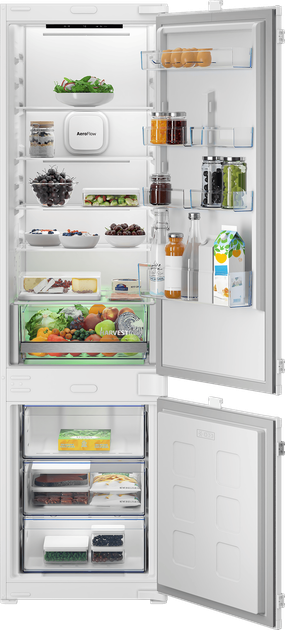 Холодильник Beko B5BCNA325HS 300 л двокамерний з морозильною камерою знизу No Frost D Білий - зображення 2
