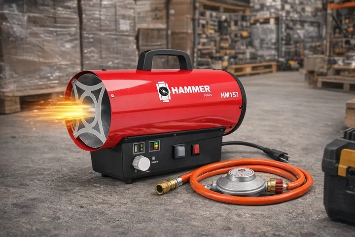 Тепловая пушка прямого нагрева для мастерских 25 квт HAMMER HM-157 - изображение 2